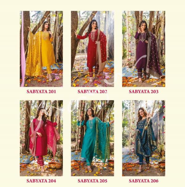 Mayur Sabyata Vol 2 Fancy viscose Kurti With Bottom Dupatta Collection